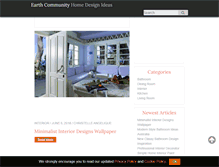 Tablet Screenshot of earth-community.org